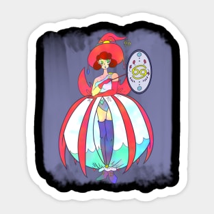 Zodiac Witch Cancer Sticker